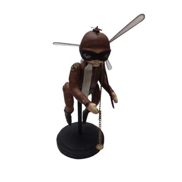 Bethany Lowe Designs Steampunk Aviator - Robin Seeber - Picture 1 of 3